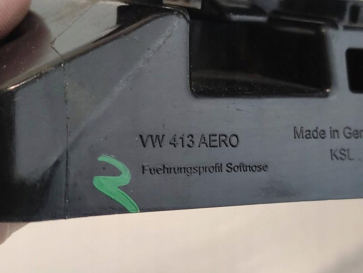 VW ID.7 GLISSIÈRE FIXATION PARE-CHOCS GAUCHE AVANT 14A807183A