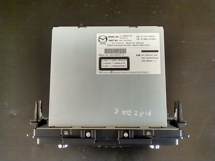 MAZDA OE 6 GJ VI RADIO NAVIGATION MONITEUR CD CVVM42F5JM 16700115
