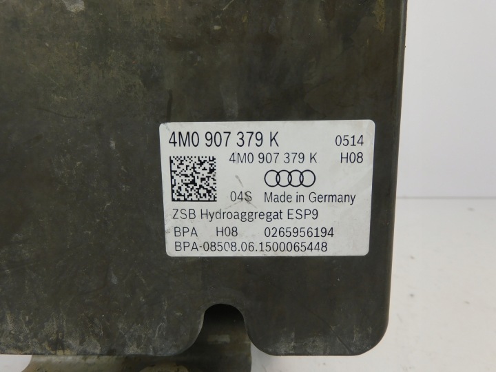 POMPE CONTRÔLEUR ABS AUDI Q7 4M 3.0TFSI 4M0907379K