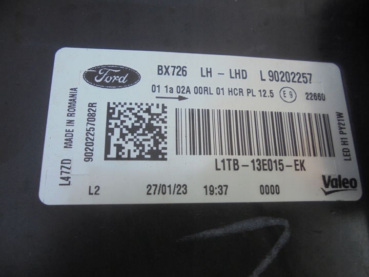 COMPLET LED GAUCHE PHARE GAUCHE FORD PUMA 2 II 20- L1TB-13E014-EK EUROPE EN BON ÉTAT SLASK