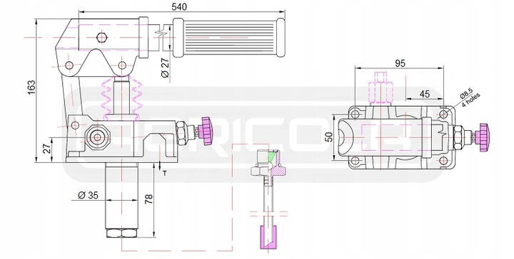 DOS DE BOMBA MANUAL 2XPRB25 RPD10 BADESTNOST 