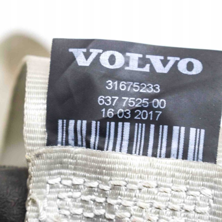 CEINTURE DE SÉCURITÉ AVANT GAUCHE VOLVO XC90 II 31675233 17944636 2.0L 235KW