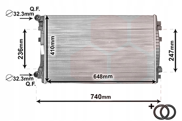RADIATEUR MOTEUR VW