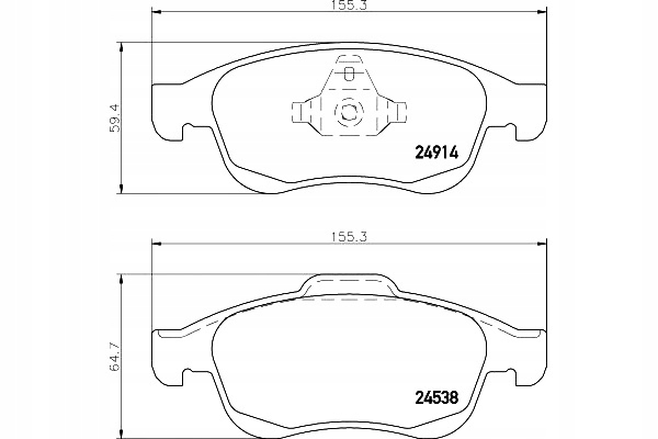 MINTEX ZAPATAS DE FRENADO 410607115R 410605961R 4406 