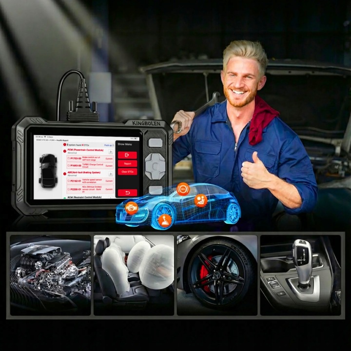 TESTEUR SKANER INTERFACE DIAGNOSTIC OBD2 KINGBOLEN S608 AKTUALIZACJE PL