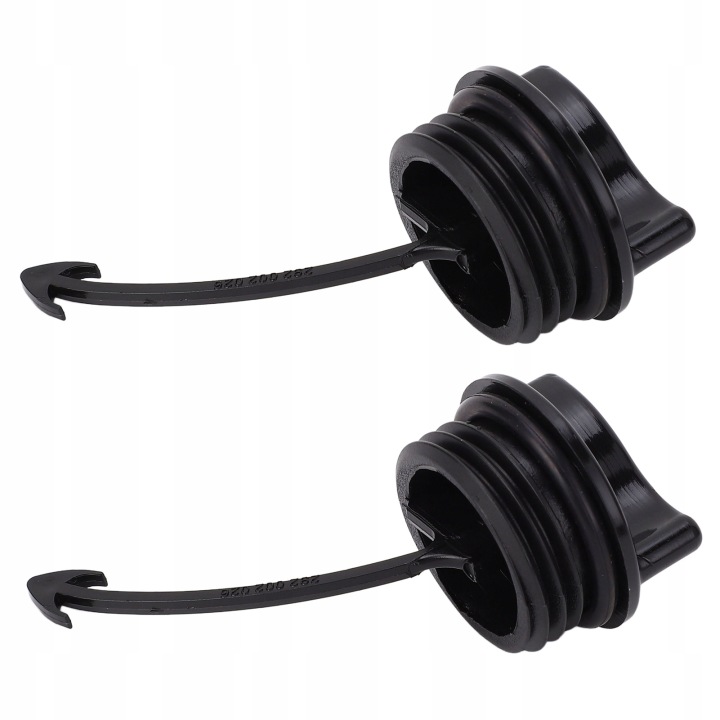 2 PCS BOUCHON DE VIDANGE OVALE NOIR VERS SEA-DOO SPARK 900