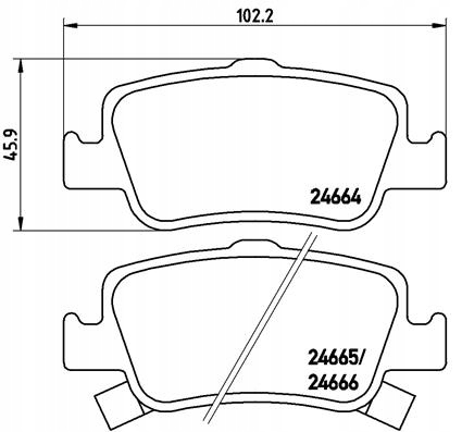 ZAPATAS DE FRENADO BREMBO P 83 080X 