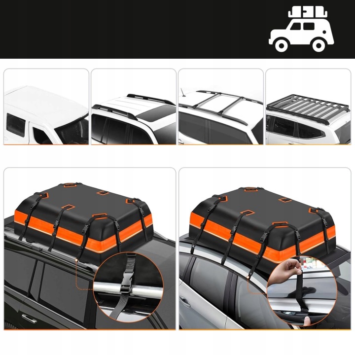 GRANDE SAC TOITS 567 GAUCHE PVC HYDROFUGE PRZENOSNA VERS SUV JEEP BERLINE PICKUP