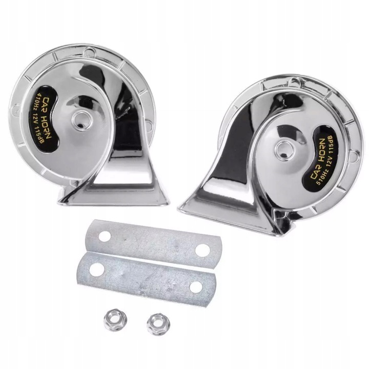 2 PCS KLAXON SLIMAKA 400DB, KLAXON AUTOMOBILE SUPER HAUT-PARLEUR KLAXON