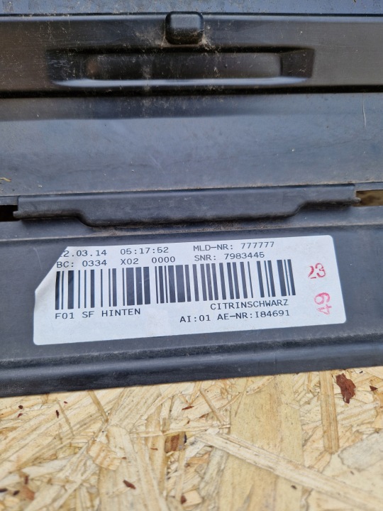 PARE-CHOCS ARRIÈRE BMW 7 F01 LIFT