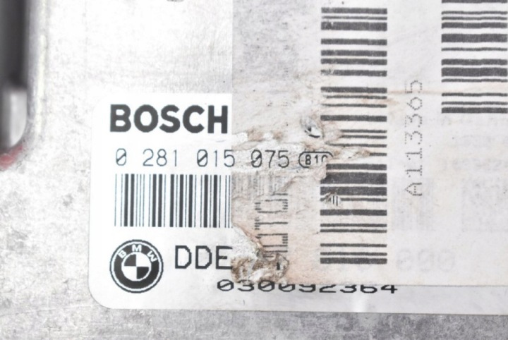 CONTRÔLEUR ORDINATEUR MOTEUR 0281015075 BMW E90 E91 2.0 D 177 KM 04-12
