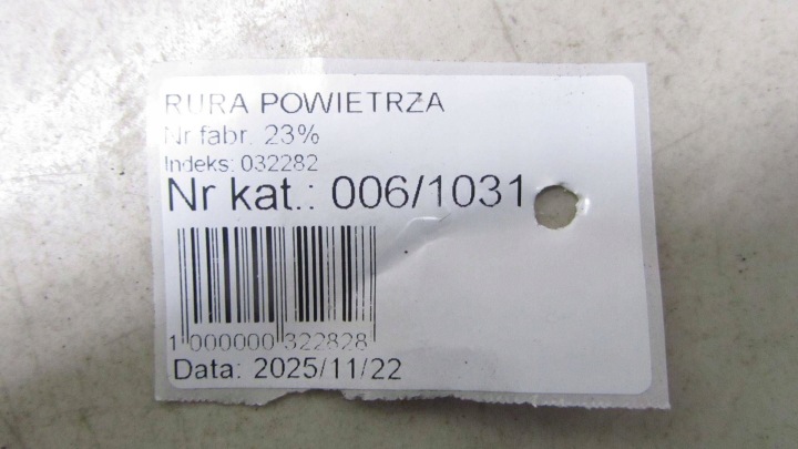 KIA CEED III 1.6 TUYAU FIL AIR 28260-2U000