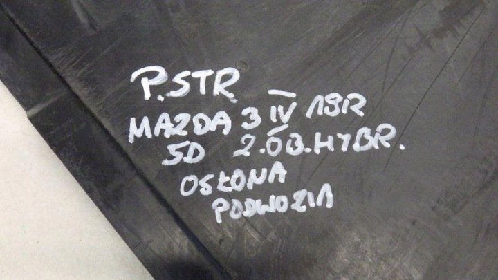 PROTECTION CHÂSSIS DROITE MAZDA 3 IV BP BDMC-563D1
