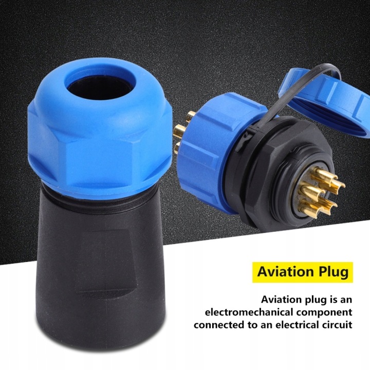 RÉSISTANT À L'EAU 5-PIN RACCORD PRISE WTYKOWE LOTNICZE CÂBLE RACCORD LINIOWE IP68