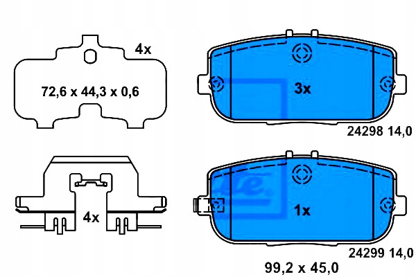 SABOTS DE FREIN DE FREIN MAZDA T. MX- 5 1.5- 2.0 05- photo 9 - milautoparts-fr.ukrlive.com