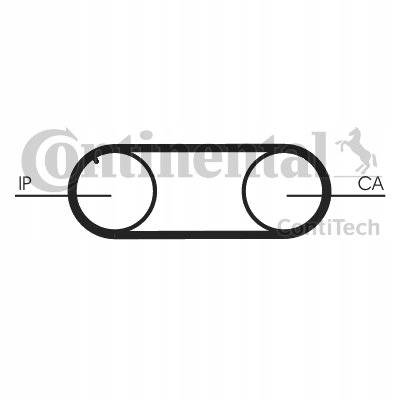CONTITECH COURROIE POMPES D'INJECTION VW 2,4D T4