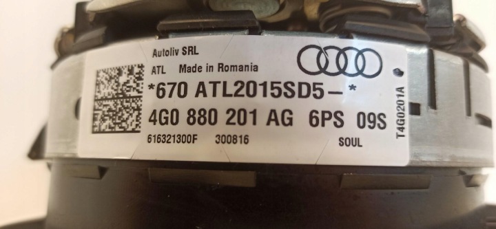 AUDI A6 C7 COUSSIN AIRBAG CONDUCTEUR 4G0880201AG