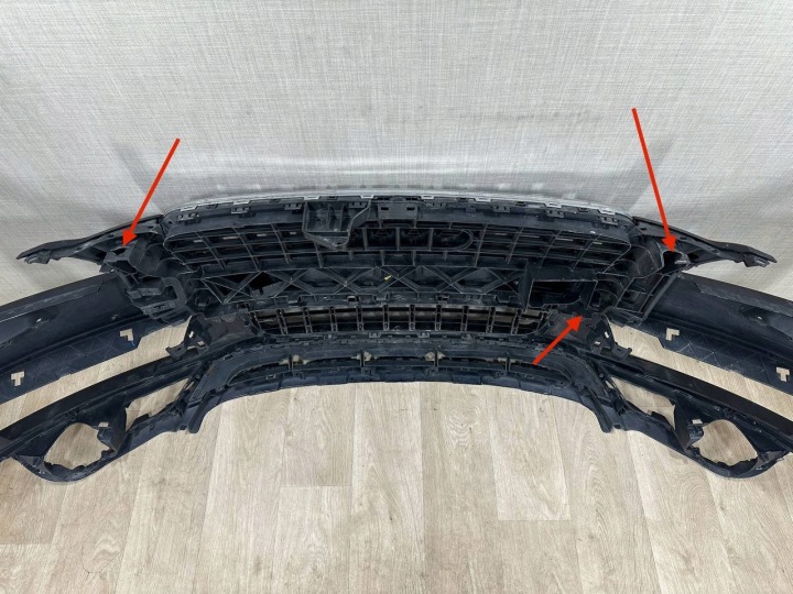AUDI Q7 LIFT 4L 4L0 2009-2014 PARE-CHOCS AVANT 4L0807437H