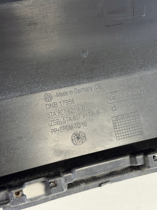 PARE-CHOCS ARRIÈRE ARRIÈRE VW TOURAN II 5TA 15-20 PDC 6XPDC 5TA807421A