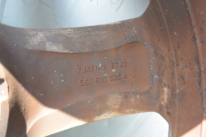 LLANTA ALUMINIO RUEDA R 17 VW PASSAT B7 EE.UU. 