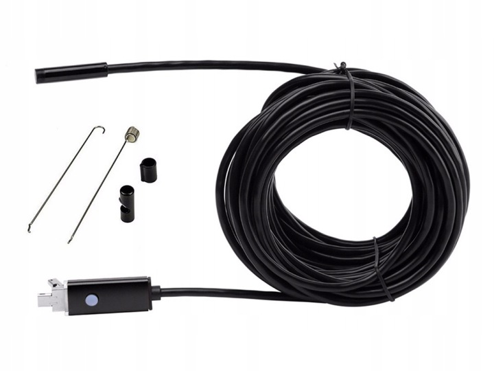 ENDOSKOP CAMÉRA INSPEKCYJNA ANDROID PC USB 5M LED
