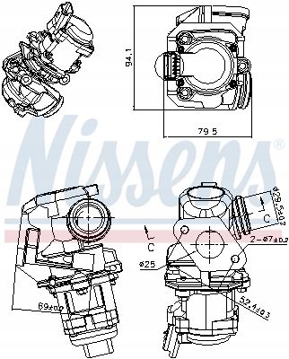 VANNE EGR 98150 NIS