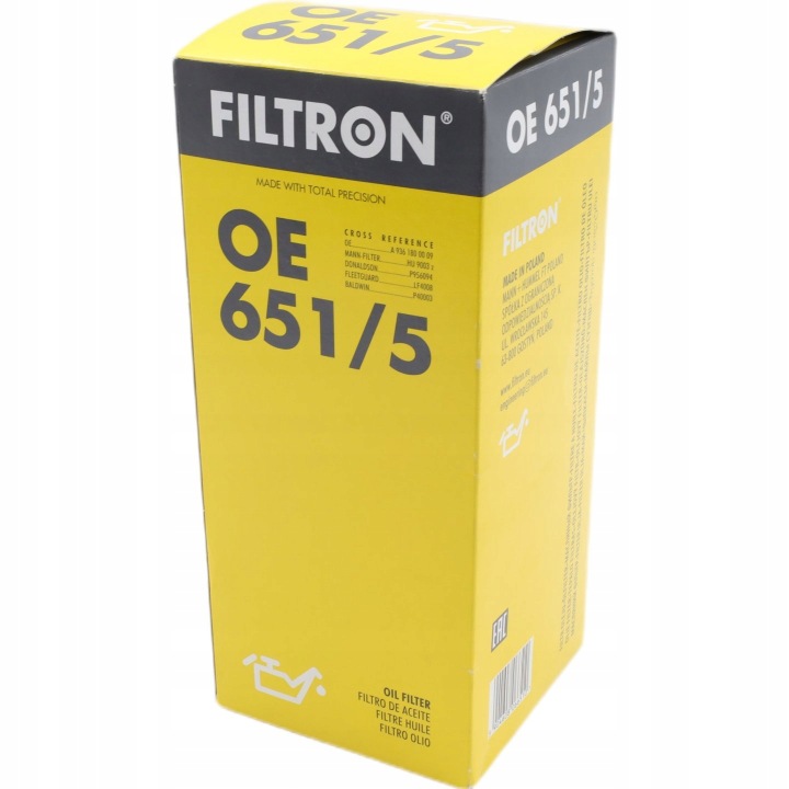 FILTRE HUILES FILTRON OE 651/5 OE6515