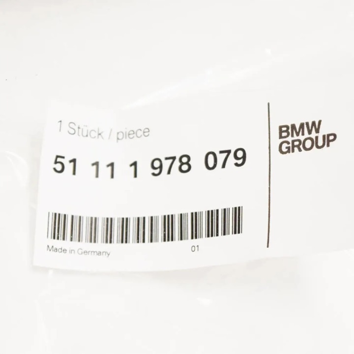 BMW 5 E34 POIGNÉE CADRE DE PLAQUE D'IMMATRICULATION AVANT 51111978079 1978079