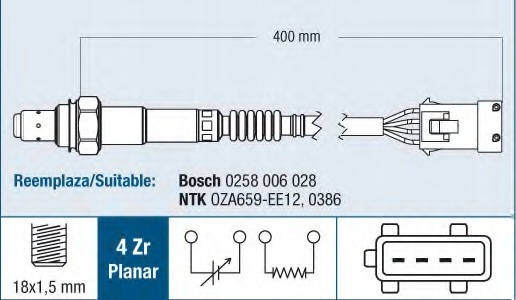 SONDE LAMBDA FAE 77282 1628HR