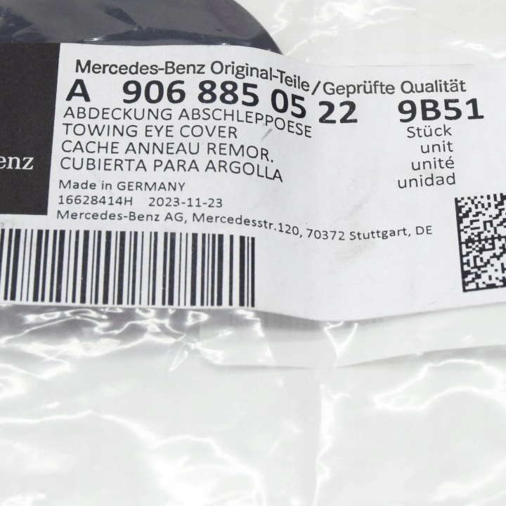 MERCEDES-BENZ SPRINTER 906 PROTECTION REMORQUAGE REMORQUES A90688505229B51
