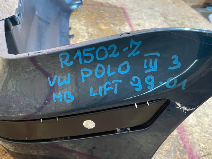 VW POLO III 3 6N LIFT 99-01 HAYON PARE-CHOCS ARRIÈRE ARRIÈRE