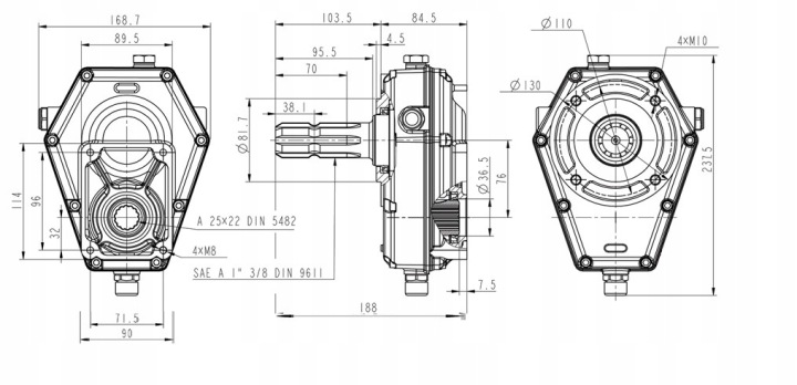 POMPE 51L PETITE TRANSMISSION MULTIPLICATEUR MESKI