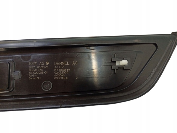 REVÊTEMENT SEUIL ARRIÈRE BMW M5 F90 51478061072