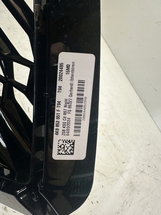 CALANDRE RADIATEUR GRILLE AUDI RS6 RS7 4K8 4K8853651F