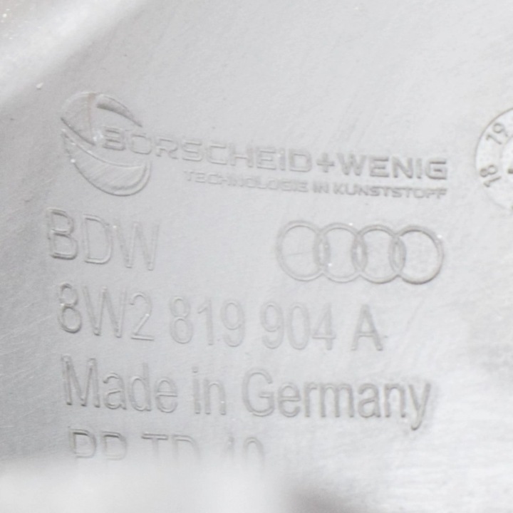 AUDI A5 2018 PIÈCE TUYAUX ADMISSION AIR