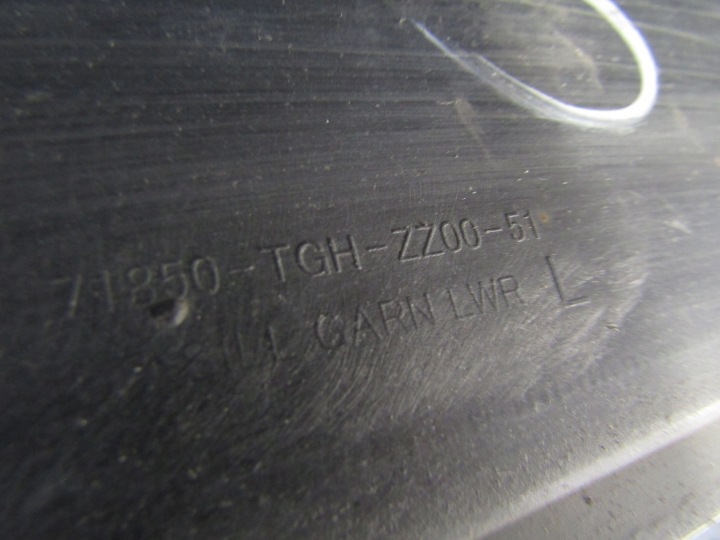MOULURE SEUIL GAUCHE HONDA CIVIC X 10 TYPE R AVEC 17-