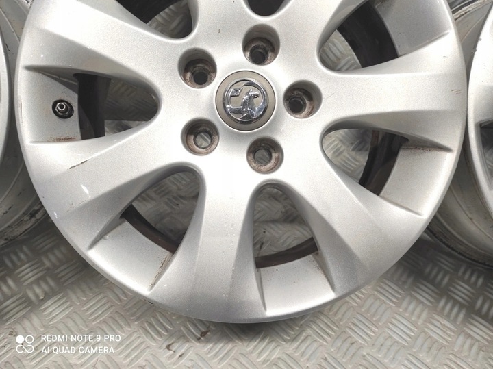 LLANTAS DE ALUMINIO 15'' 5X115 ET41 16X6,5 J OPEL ASTRA IV J OPEL ZAFIRA C 