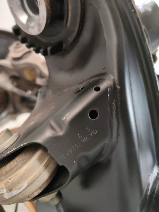 MERCEDES C CLASSE W204 SUSPENSION ARRIÈRE COMPLET CHÂSSIS ORIGINE PARFAIT