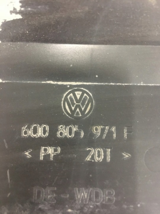 VW POLO 9N RESTYLAGE CONDUIT D'AIR AIR 6Q0805971F ORIGINAL