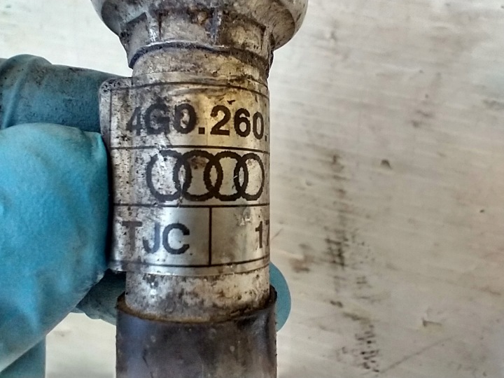 AUDI A6 C7 4G A7 FIL CLIMATISATION TUYAU TUYAU 4G0260701AF