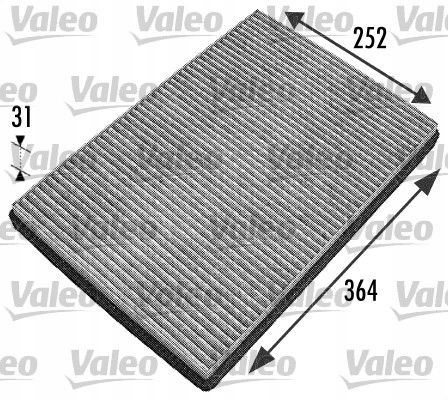 VALEO 698744 FILTR, VENTILACIÓN PRZESTRZENI 