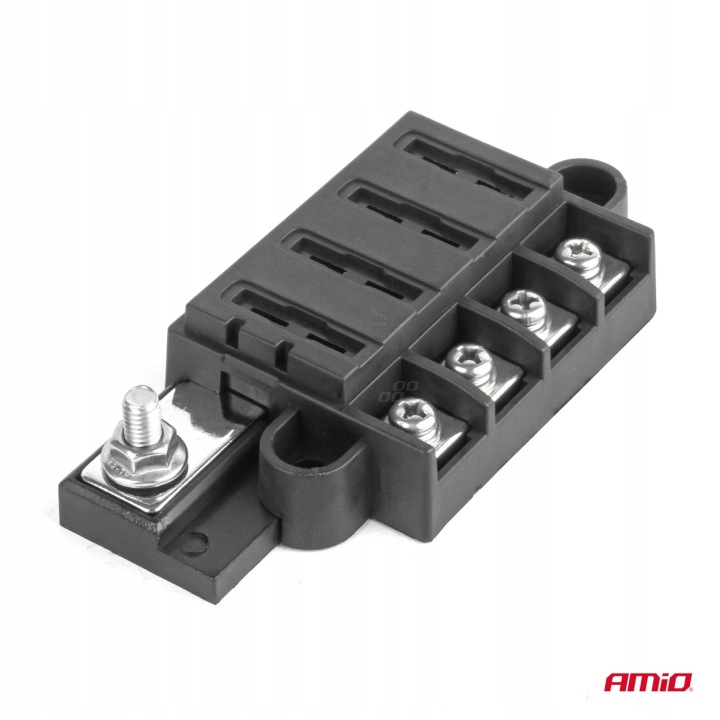 BOÎTE FUSIBLES 4 DOUILLES FUSIBLES VERS 30A 12V 24V