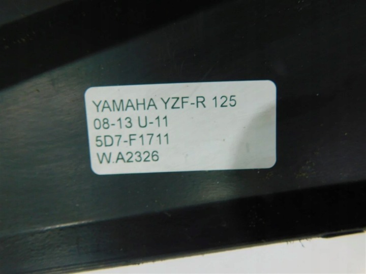 PLASTIQUE REMPLISSAGE DÉFLECTEUR D'AIR YAMAHA YZF-R 125 08-13 U-11 5D7-F1711