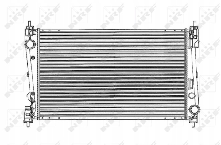 NRF 53836 RADIATEUR SYSTÈME REFROIDISSEMENT MOTEUR