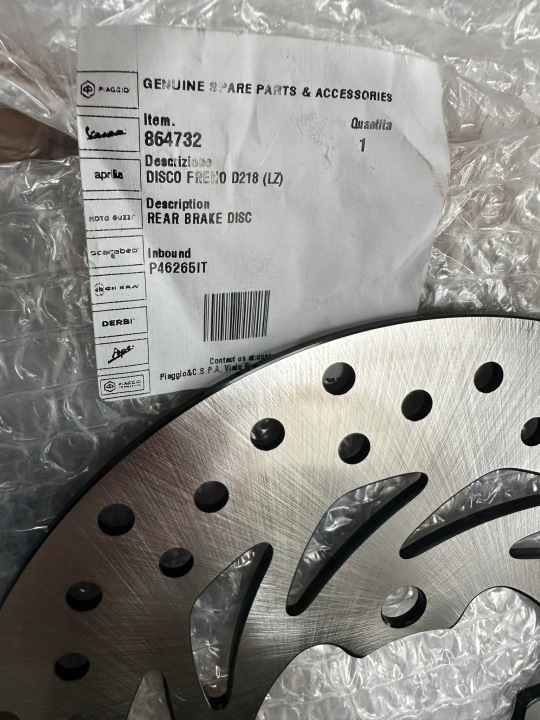 APRILIA SX RX 50 125 ARRIÈRE DISQUE DE FREIN DERBI SENDA GILERA RCR 50 OE
