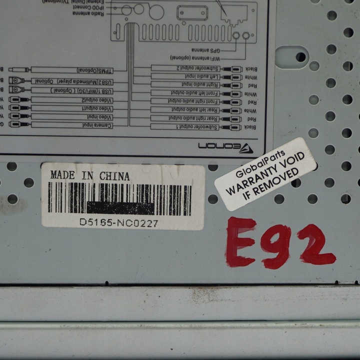 BMW E92 EONON RADIO NAVIGATION ÉCRAN 7″ D5165