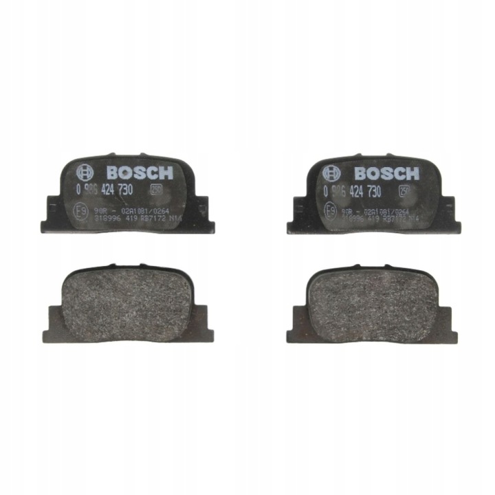 BOSCH PLAQUETTES FREIN TOYOTA CAMRY 99-01 ARRIÈRE