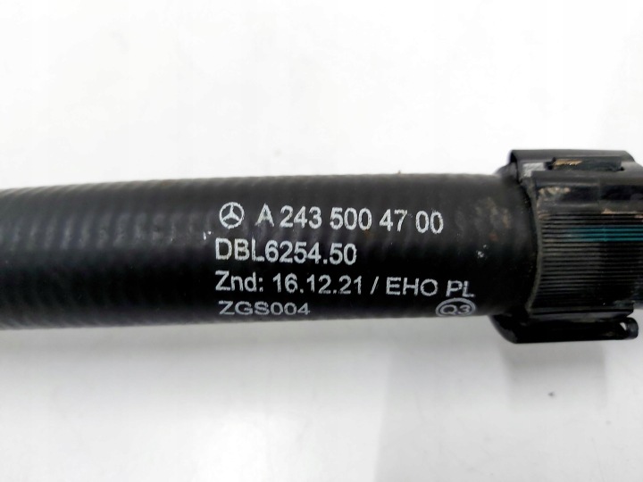 MERCEDES EQB N243 X243 23R. FIL EAU A2435004700
