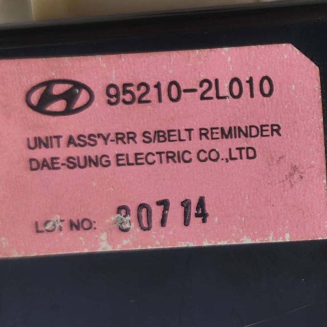 2009 HYUNDAI I30 AUTRE CONTRÔLEURS 952102L010