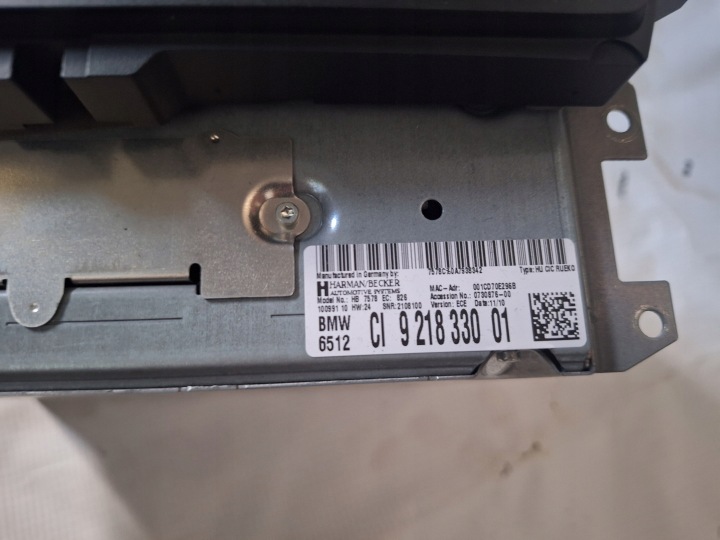 BMW E90 E91 LIFT LECTEUR DE CARTE NAVIGATION 9218330